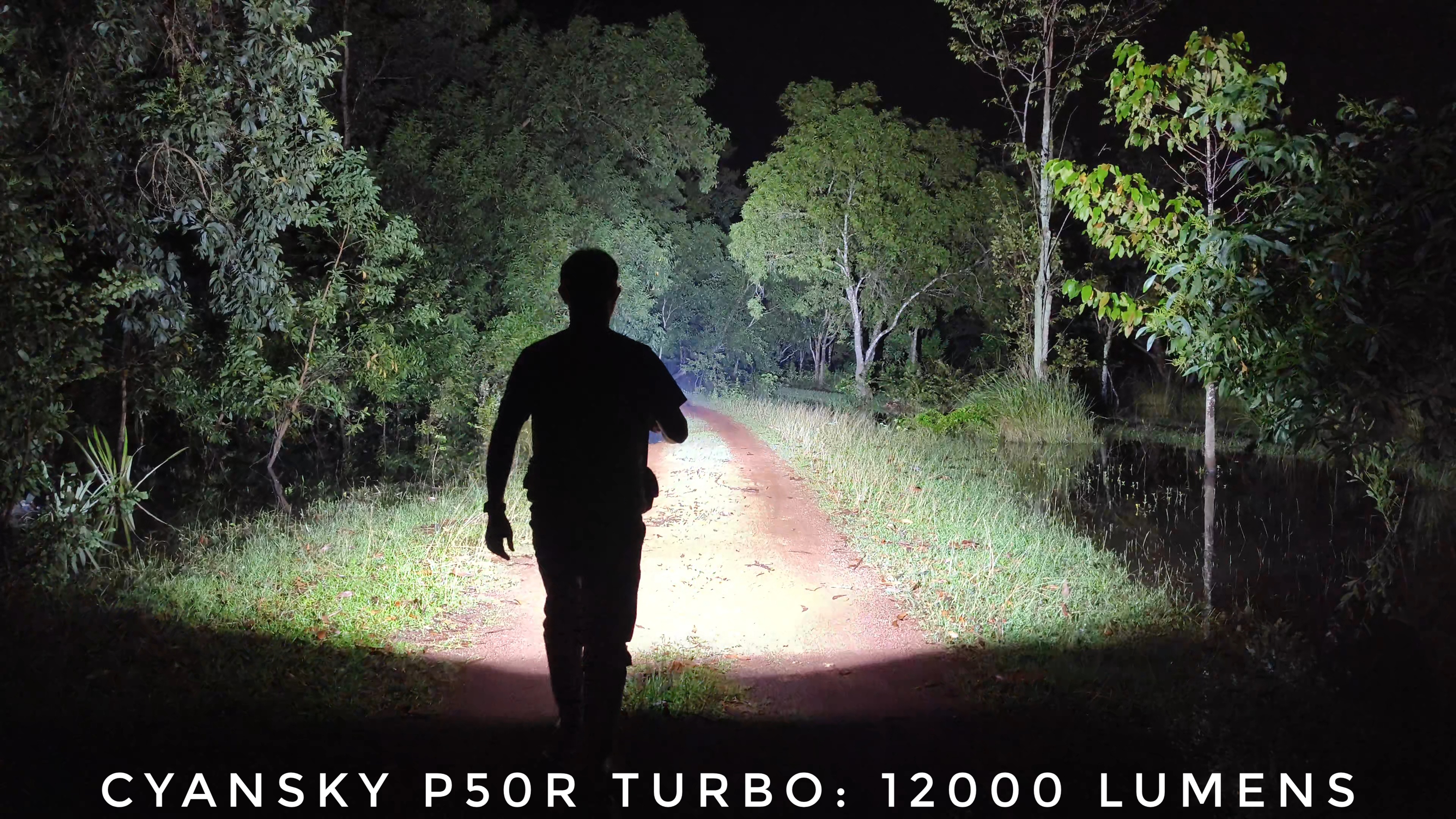 Flashlight On Path The Role of Flashlights in Enhancing Safety for Nighttime Hiking